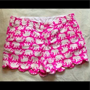 Lilly Pulitzer Tusk In Sun Elephant Shorts